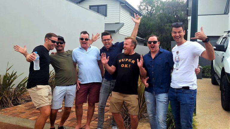 Men's group guided day tour of from Dunsborough to Margaret River's wine region.