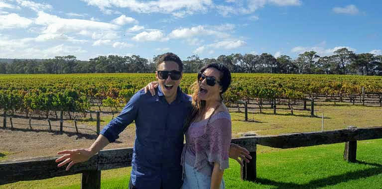 Private guided wine tours Perth.