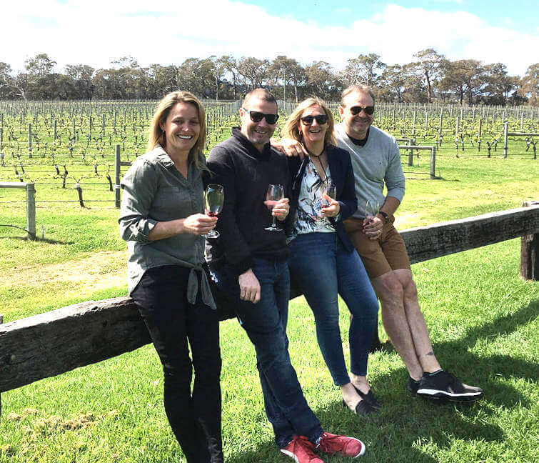 best free wine at the best winery in the Margaret River Wine Region after your tour included lunch at Vass Felix winery top hat restaurant.